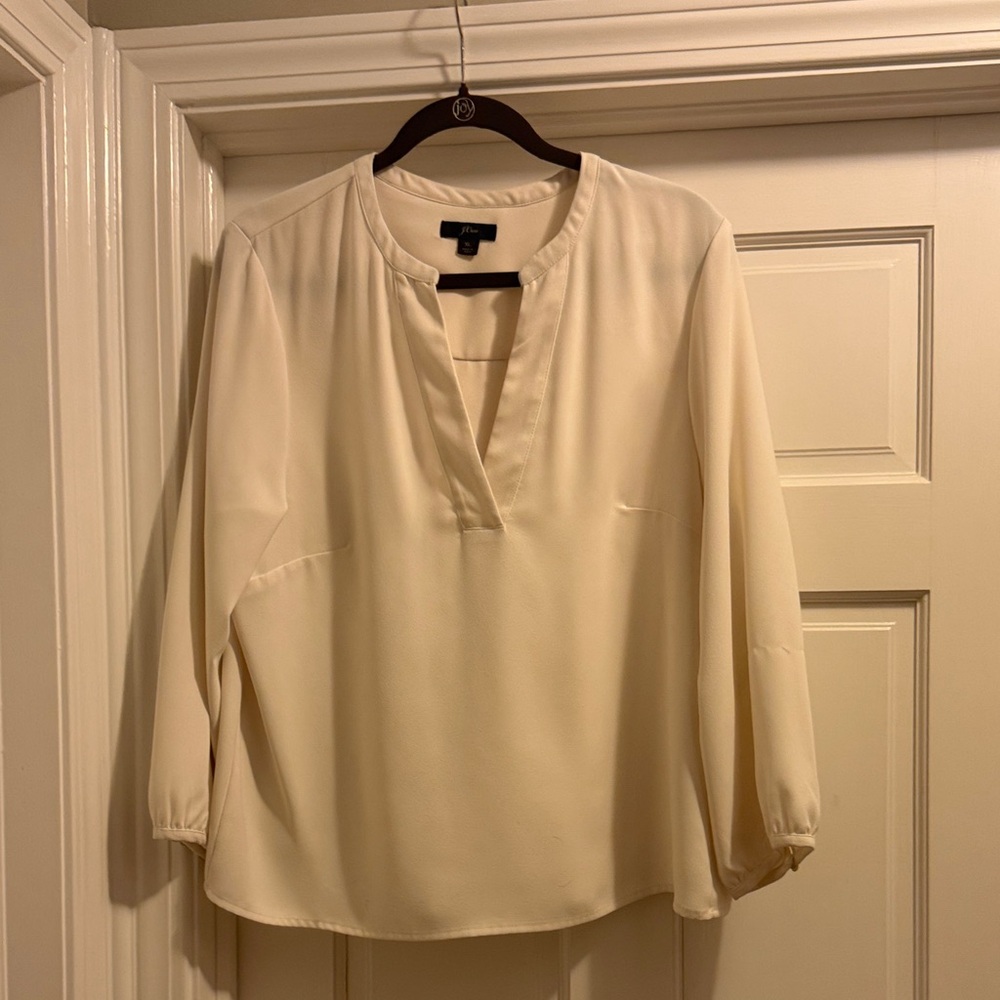 J. Crew Cream Women's Blouse